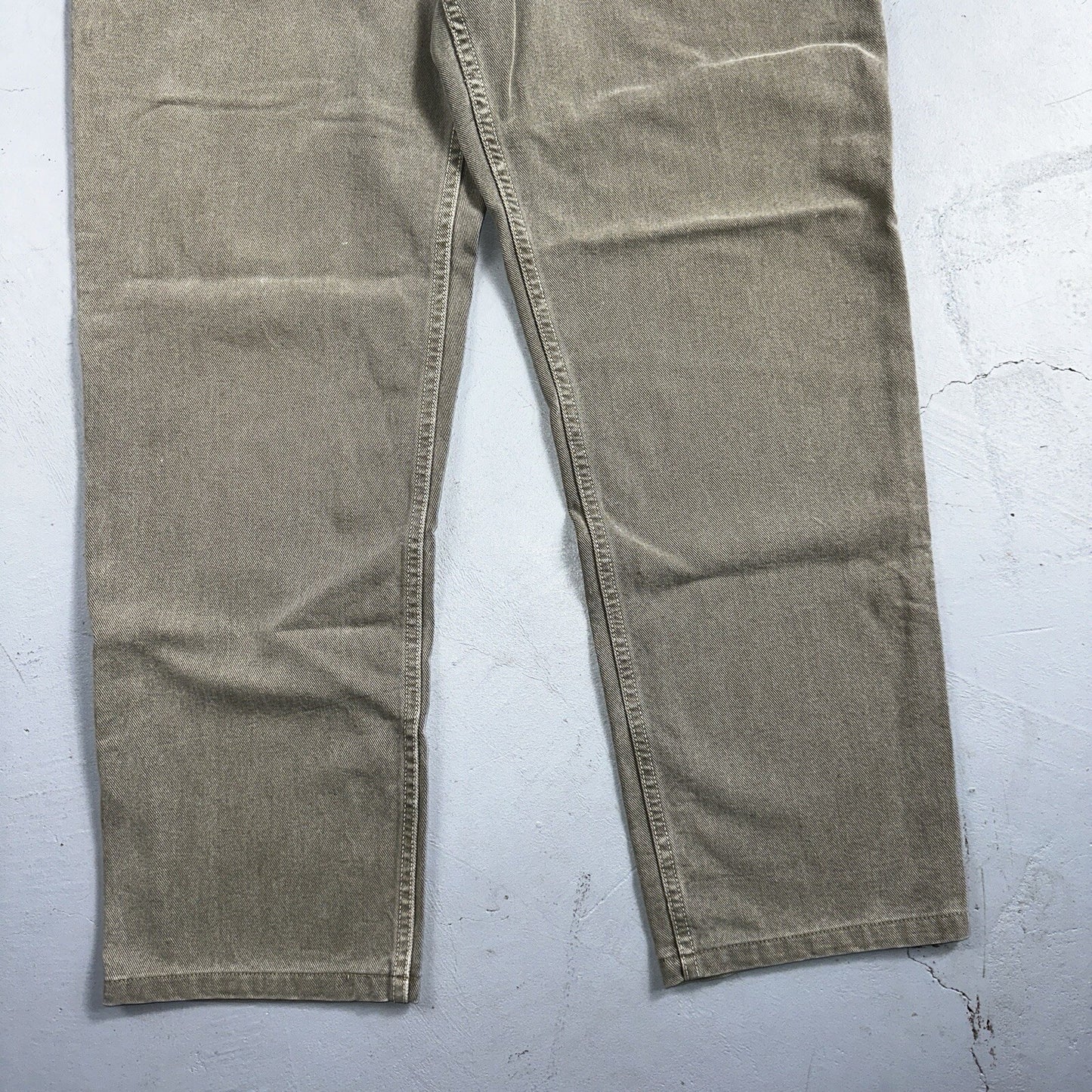 Democracy Jeans Womens 16 Green Denim Pants Banana Republic VTG USA High Rise