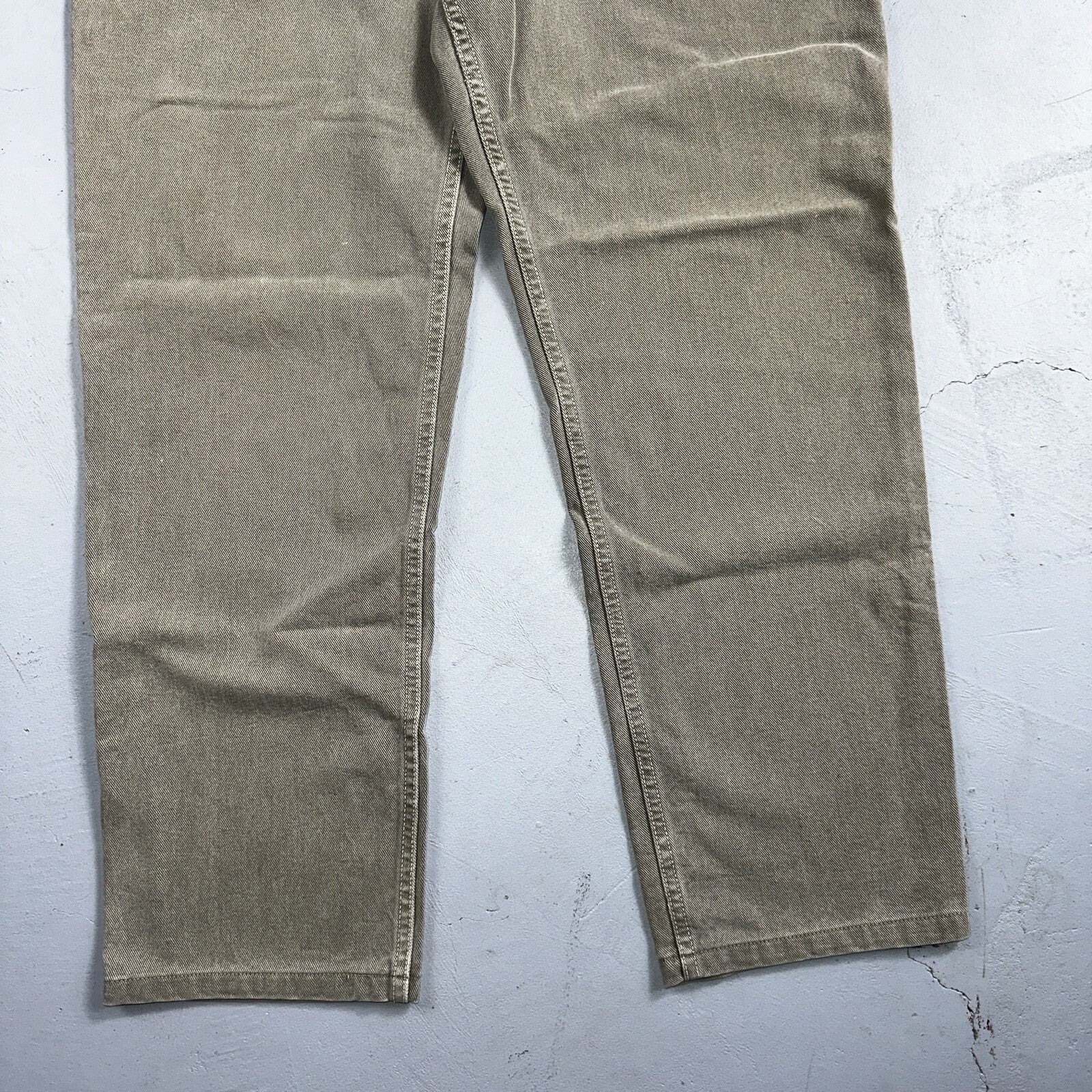 Democracy Jeans Womens 16 Green Denim Pants Banana Republic VTG USA High Rise