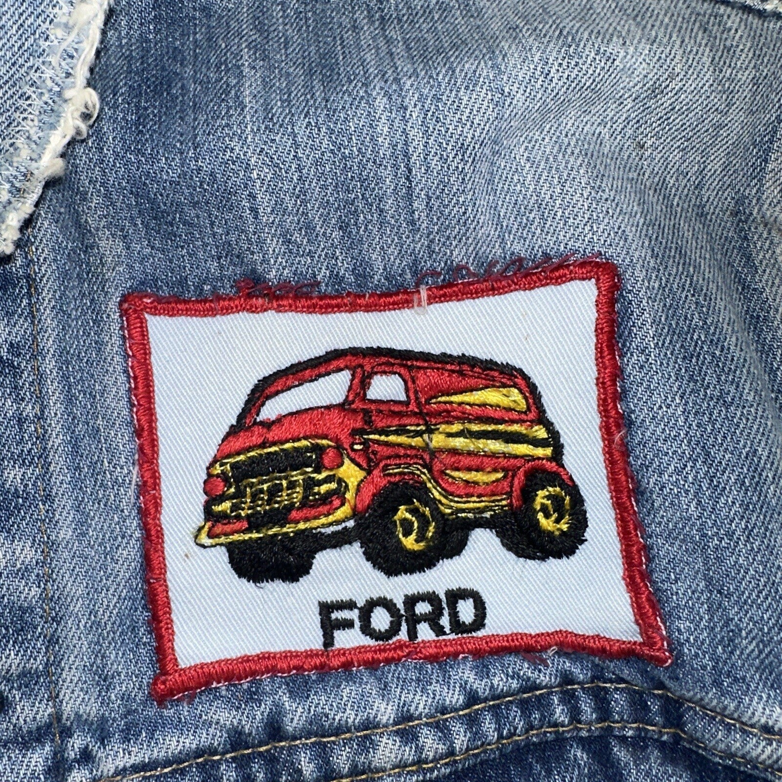 Levis VTG Denim Size 42 Type 3 III Trucker Jean Jacket Thrashed 1970s 70s Patch