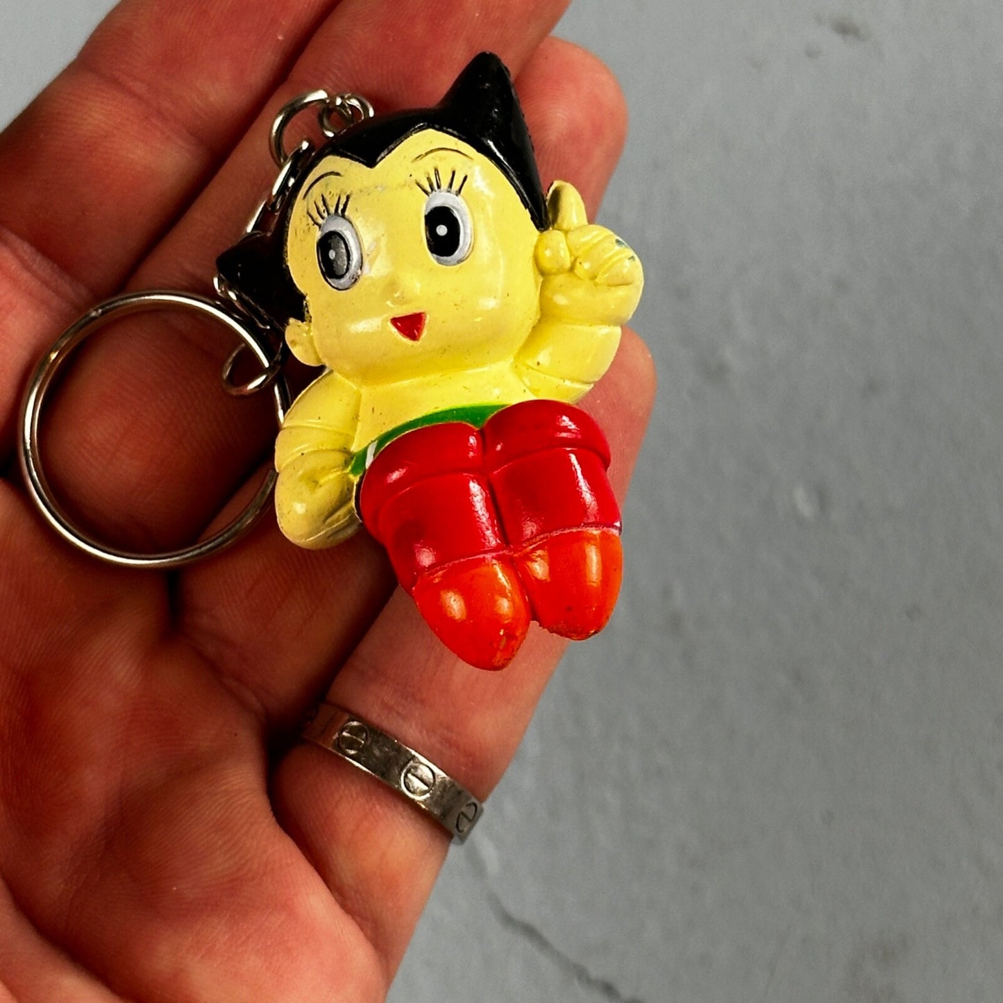 Astro Boy Figure Key Chain Retro Rare Japan Anime Game Vintage 90s Number 1