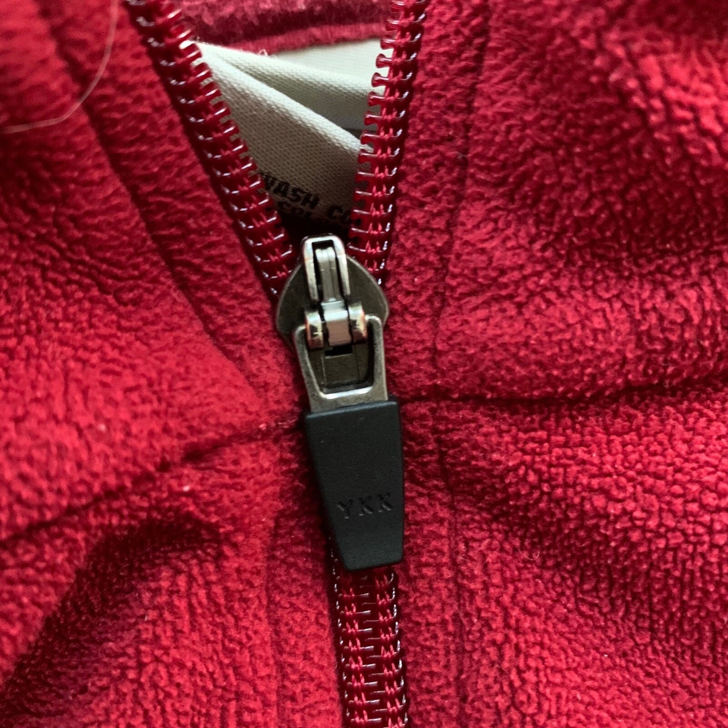 LL Bean Quarter Zip Pullover Fleece Sweater Mens 2XL Red Pockets VTG 90s Style