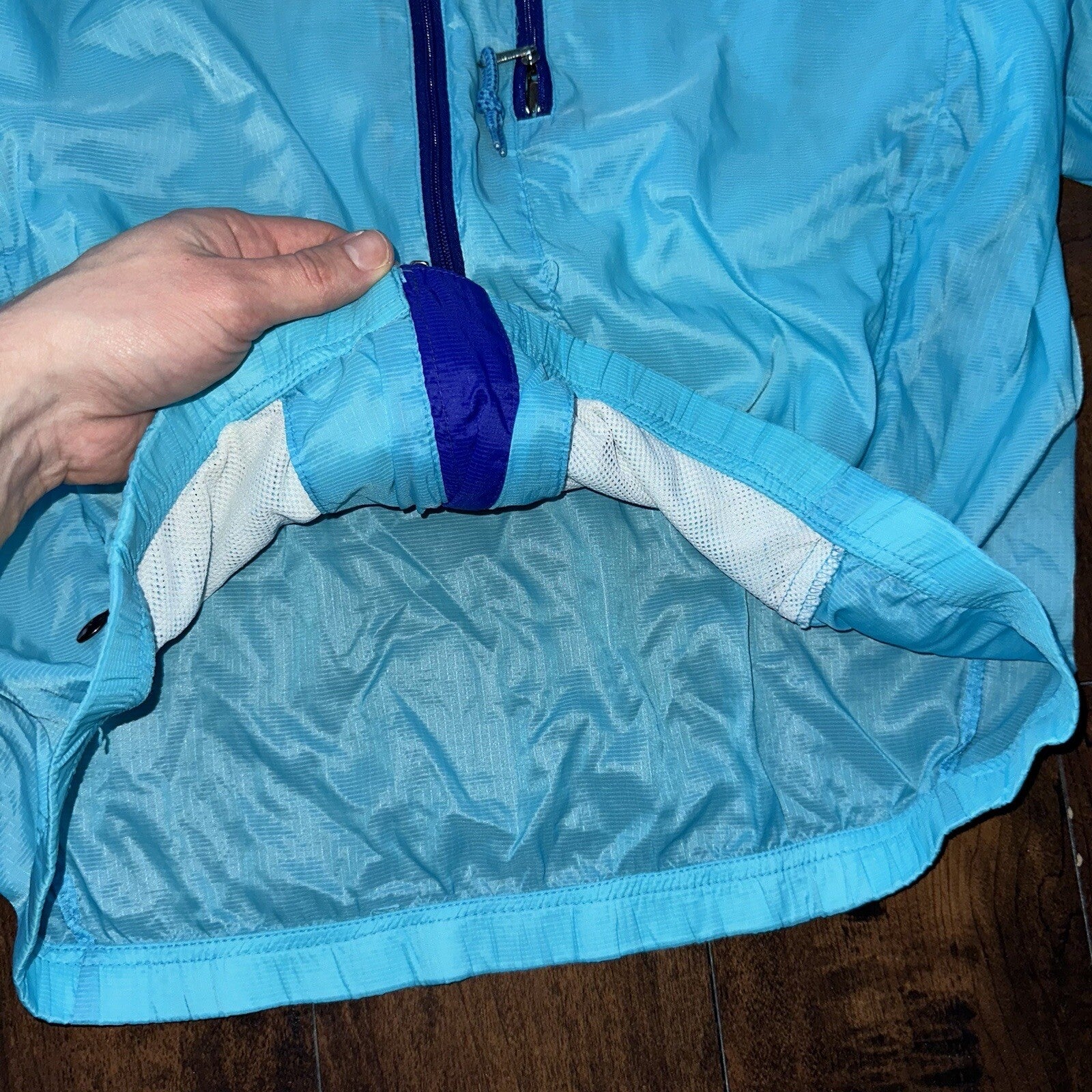 Vintage Nike ACG All Conditions Gear Windbreaker Jacket Coat 90s Blue Medium