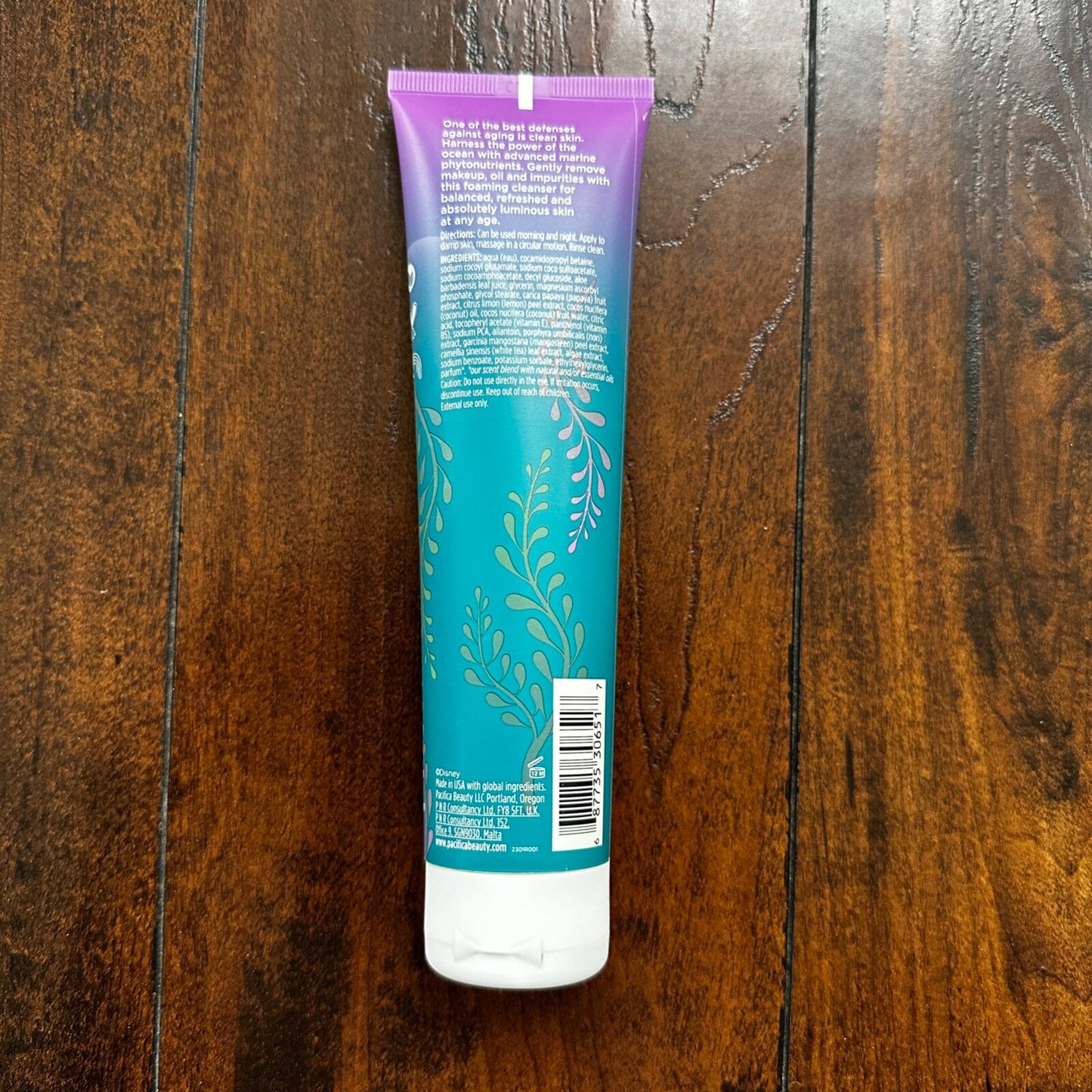 Pacifica Skincare The Little Mermaid Collection Sea Foam Face Wash 100% Vegan