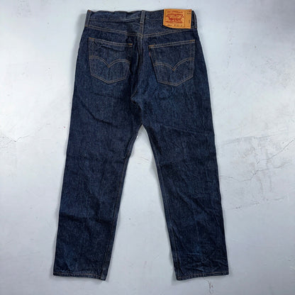 Levis 501 Vintage 90s USA XX Straight Leg Jeans Blue Dark Wash 34x32 Act 31x29