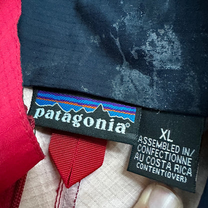 VTG Patagonia Red Jacket XL Parka Windbreaker Winter Coat Zip Nylon 90s