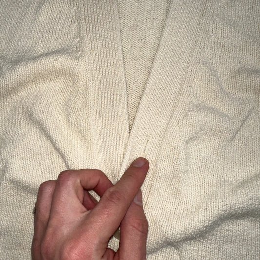 VTG Basco Silk Rare All American Sportswear Men's Sweater Size M Cardigan 90s