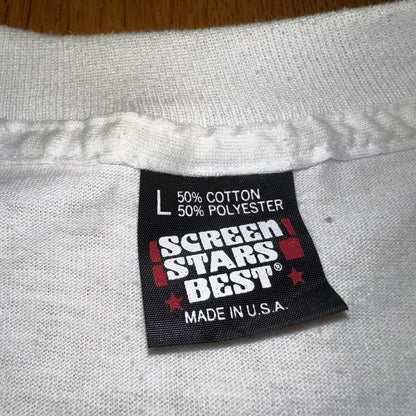 SBT Basic Training USA Flag Vintage T Shirt 90s Single Stitch America Music Band