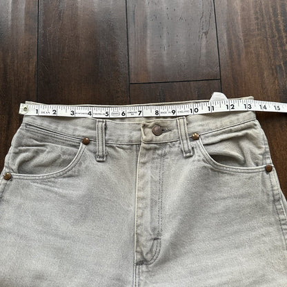 Vtg Wrangler COWBOY Jeans Womens 9 27x29 Gray Denim 13MGYG Pants USA 70s Scovill