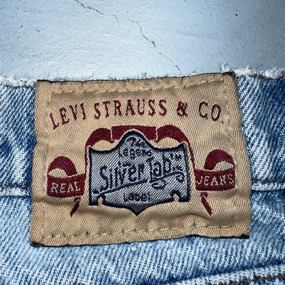 Levis 525 Silver Tab USA Vintage 90s Skater Jeans Light Wash Act 32x32 Act 30x30