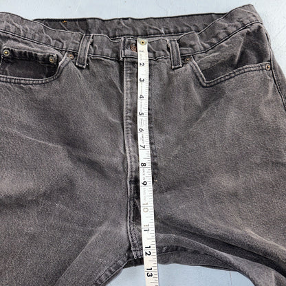 Levis 505 Vintage 90s USA Red Tab Jeans 36x32 Black Light Wash Act 34x27