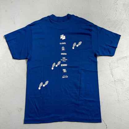 March Dimes Foot Print 80s VTG T Shirt 1989 Portland Oregon PDX Birth Baby Fun