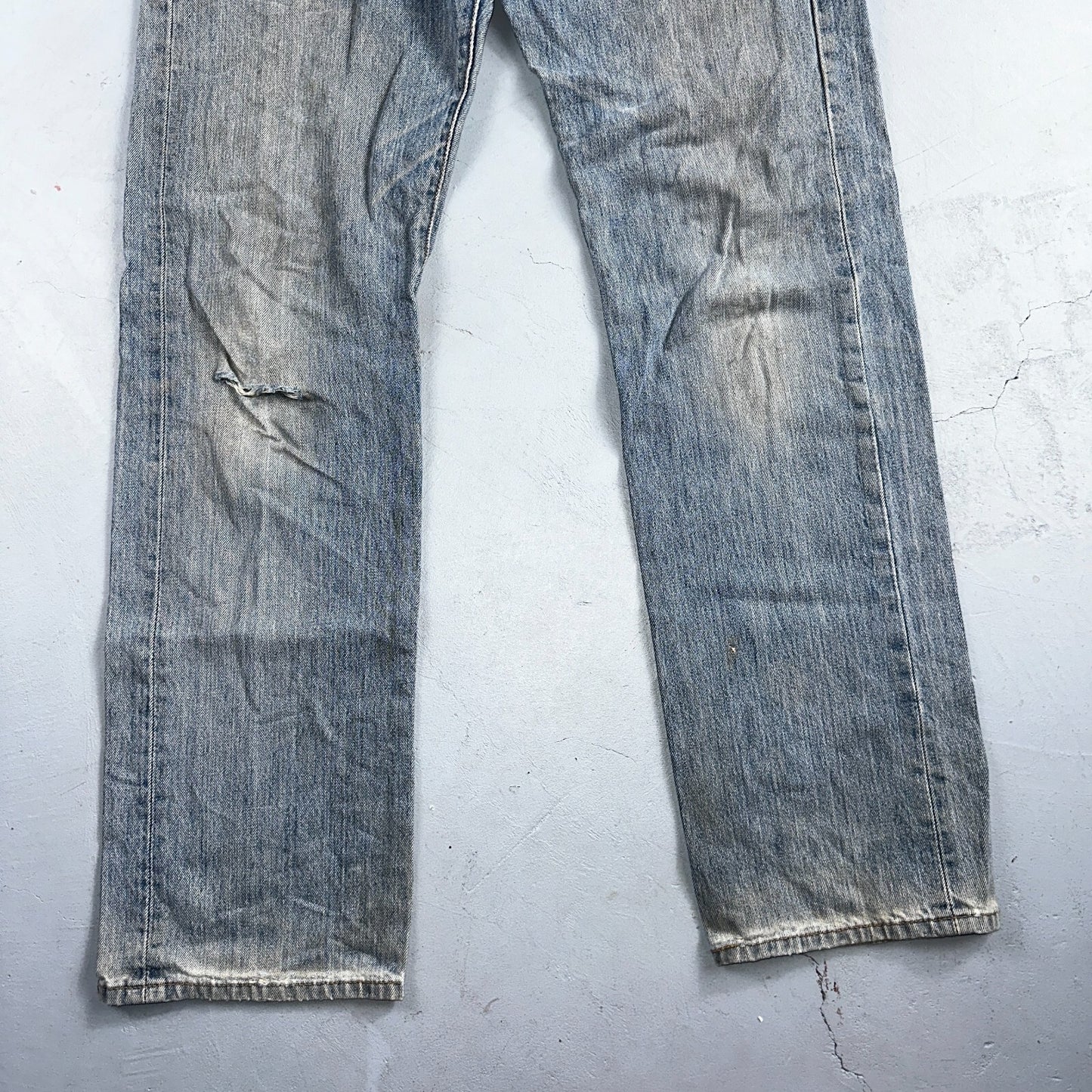 Levis 501 Vintage Y2K XX Straight Leg Jeans Blue Light Wash 35x34 Act 34x32