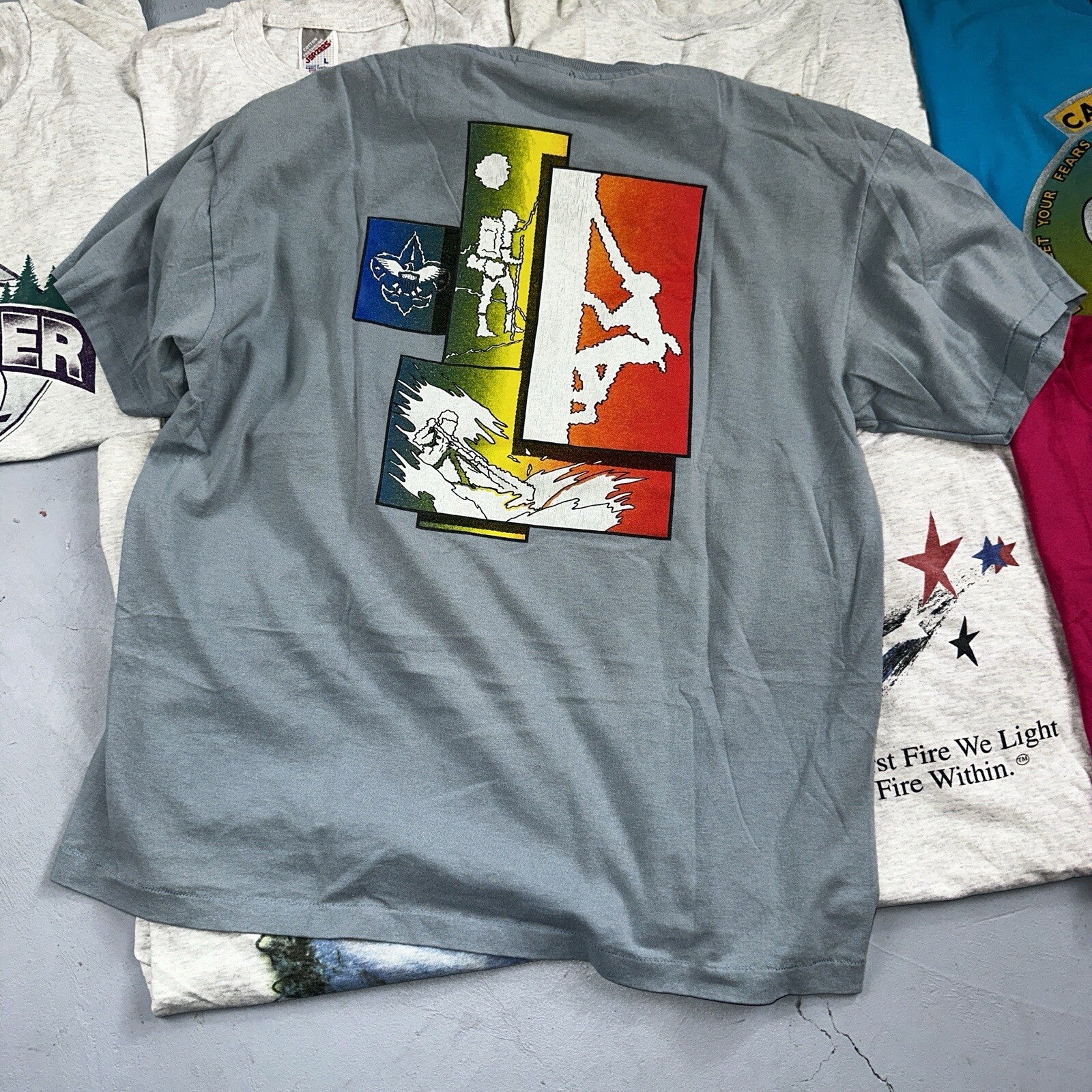 Vintage Oregon T Shirt Lot Of 8 Portland Camp Hike Travel 90s Single Stitch OTC