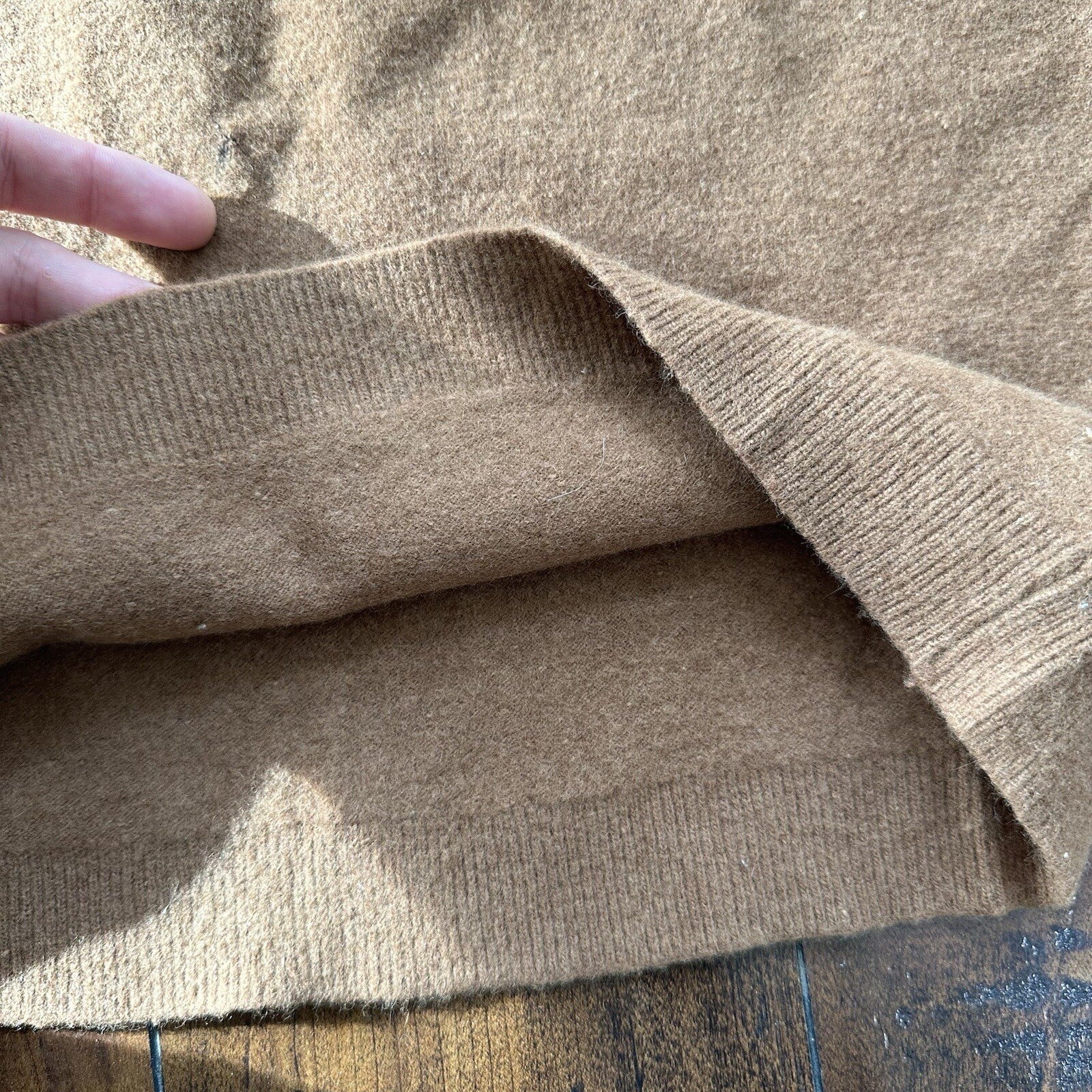 Vtg 70s Bill Blass Women's Casual Brown Sweater Cardigan Small USA 80s Wool