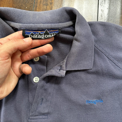 VTG Patagonia Mens Short Sleeve 1980s 80s Navy Blue Single Stitch T Shirt Basic