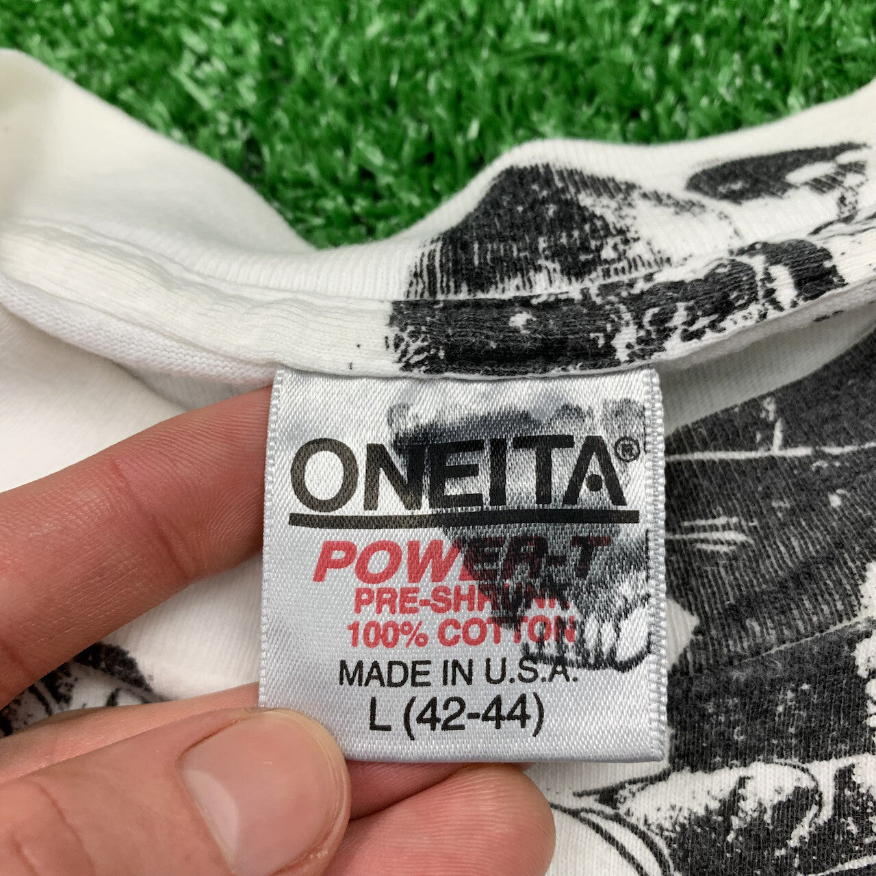 Save Your Soul Vintage T Shirt 90s Rap AOP Oneita Jesus Love Celebrity Religion