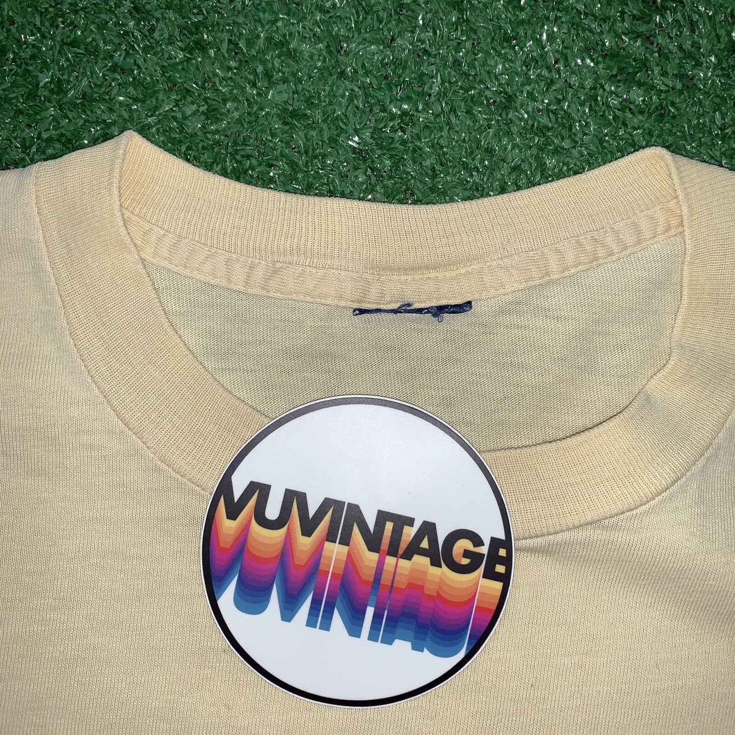 HIKE NIKE 80s Vintage T Shirt OG Rare Grail Geisha Rap Japan Yellow Long Sleeve