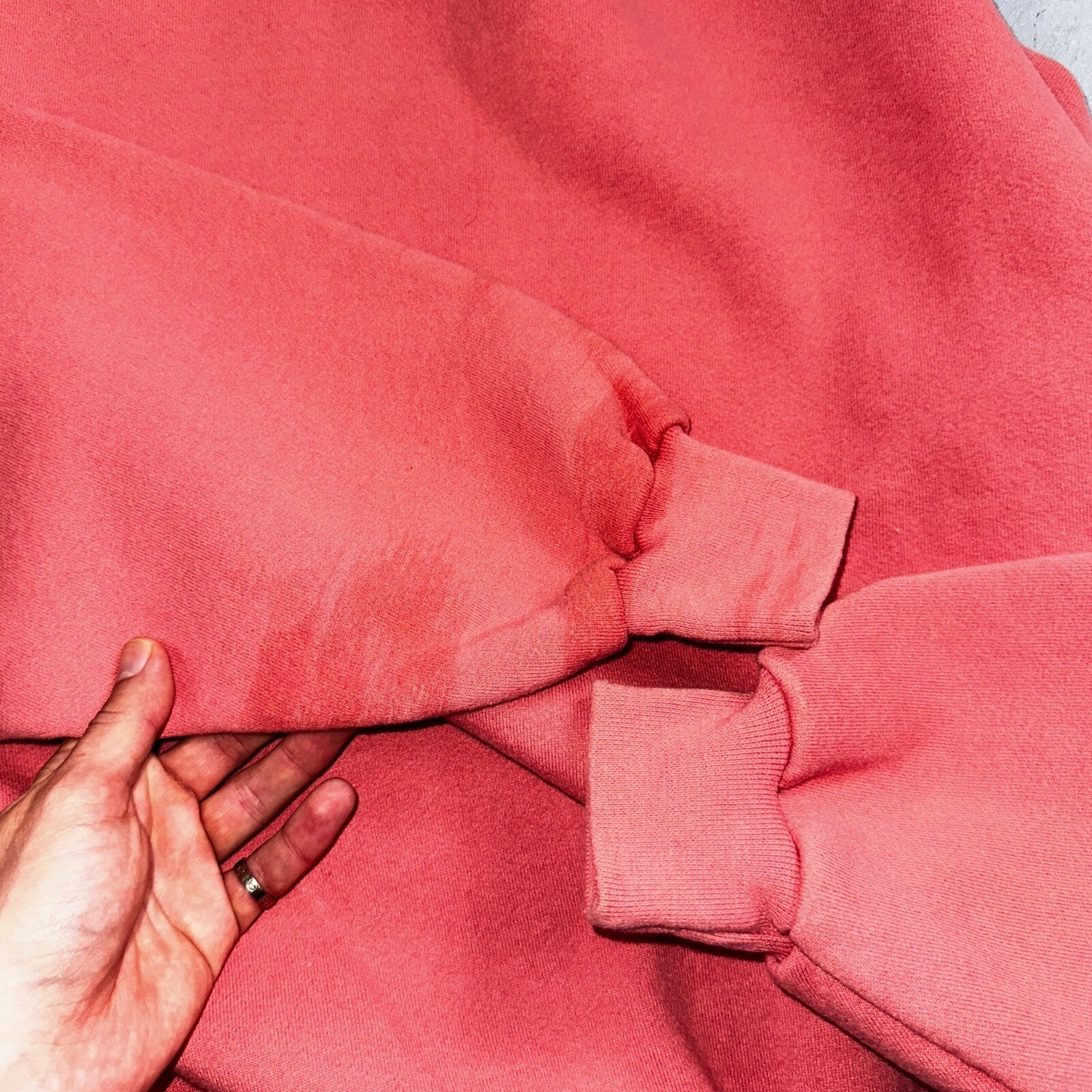 1990s VTG Jerzees Sport Blank Sweatshirt 2XL 90s Pink Made In USA Crewneck