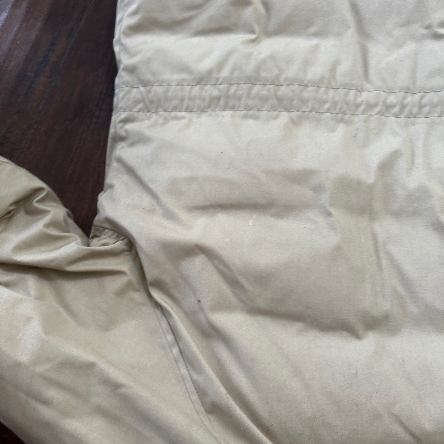 Vintage 1970s 1980s Eddie Bauer Goose Down Puffer Parka Jacket Tan Men's L 70s