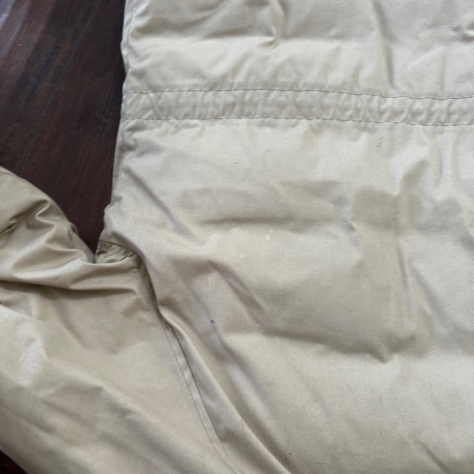 Vintage 1970s 1980s Eddie Bauer Goose Down Puffer Parka Jacket Tan Men's L 70s