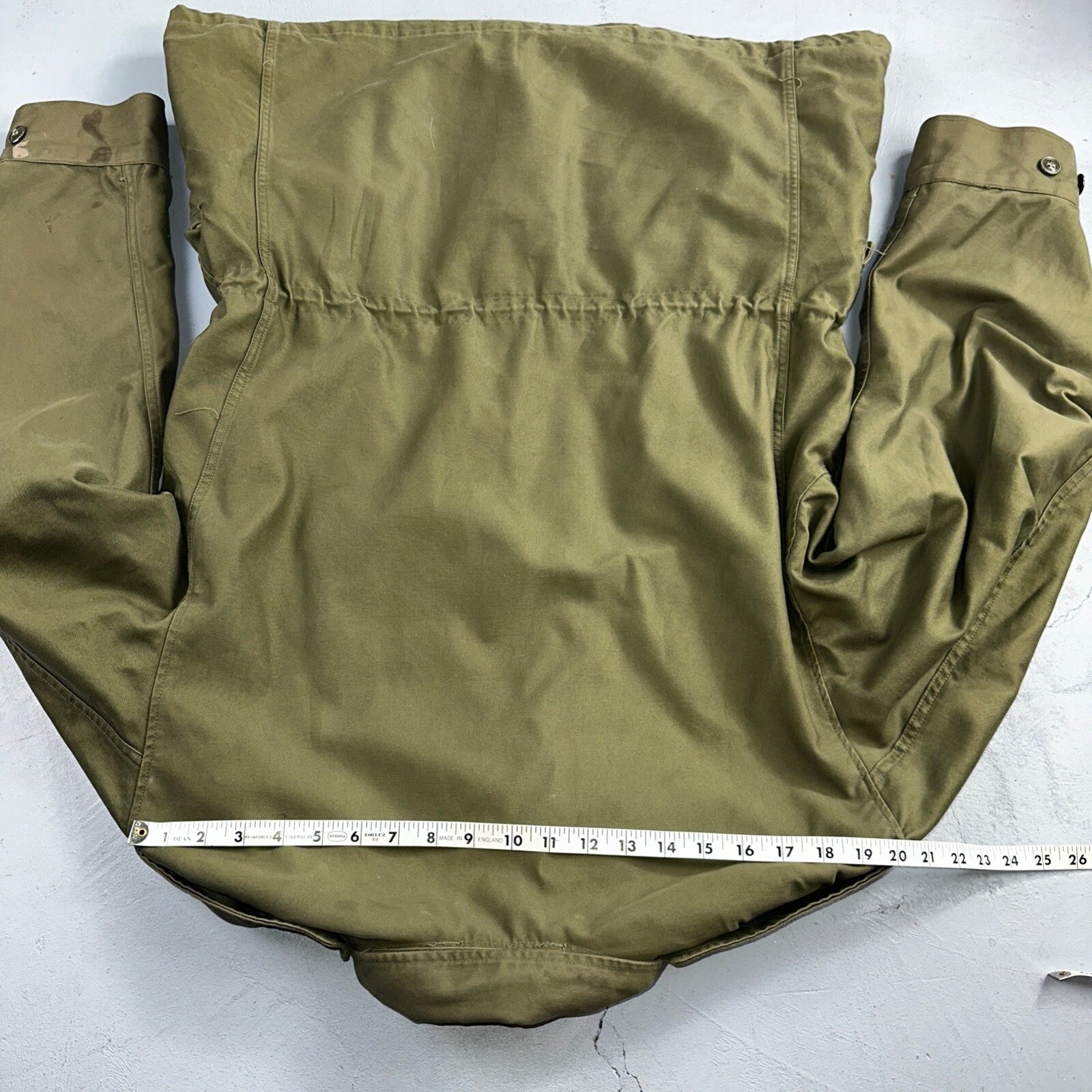 Vintage US Army Military OG 107 M-1951 Field Coat Jacket Mens Size M M65 1957