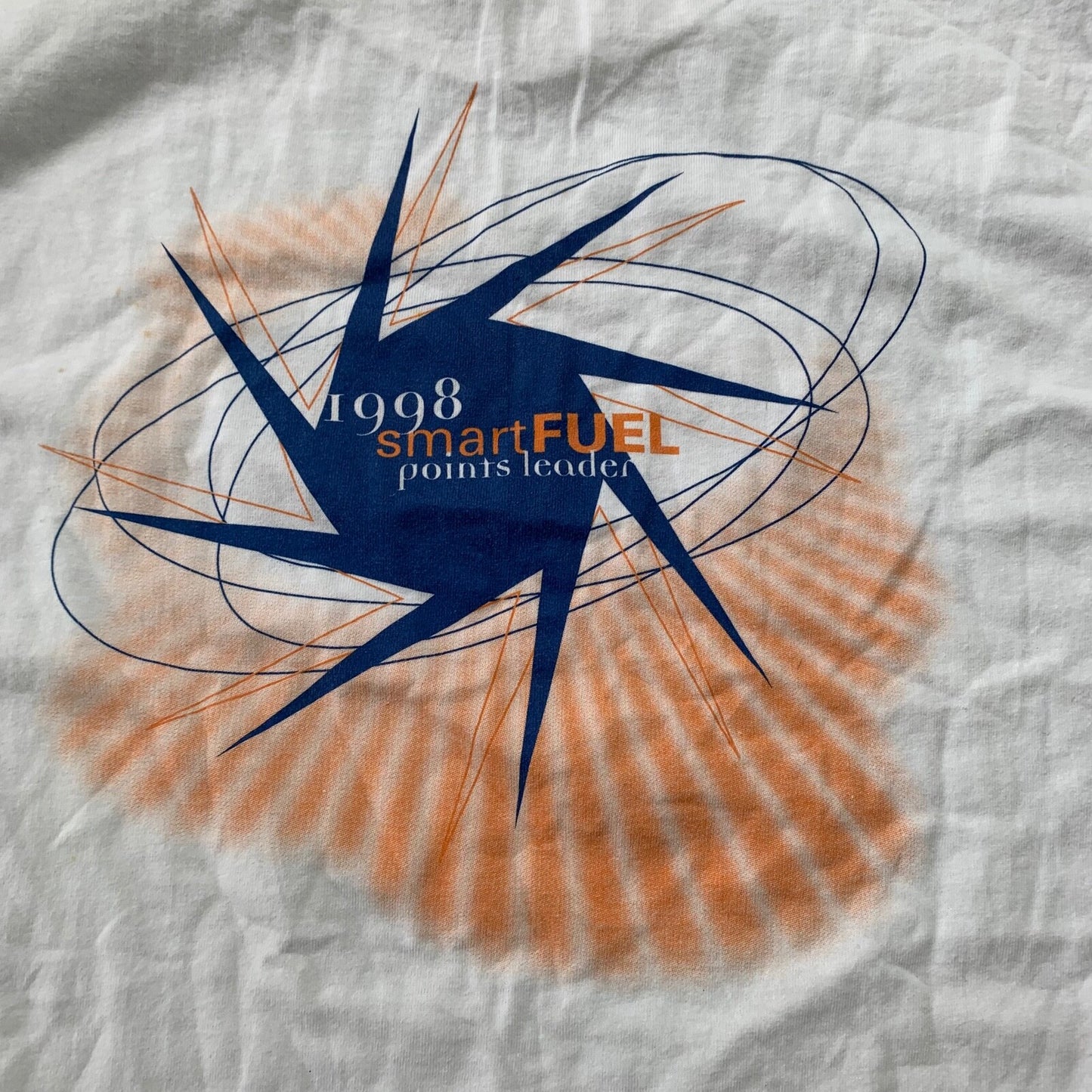 Smart Fuel Vintage T Shirt Science 90s Oneita Blank Simple White Star Elon Musk