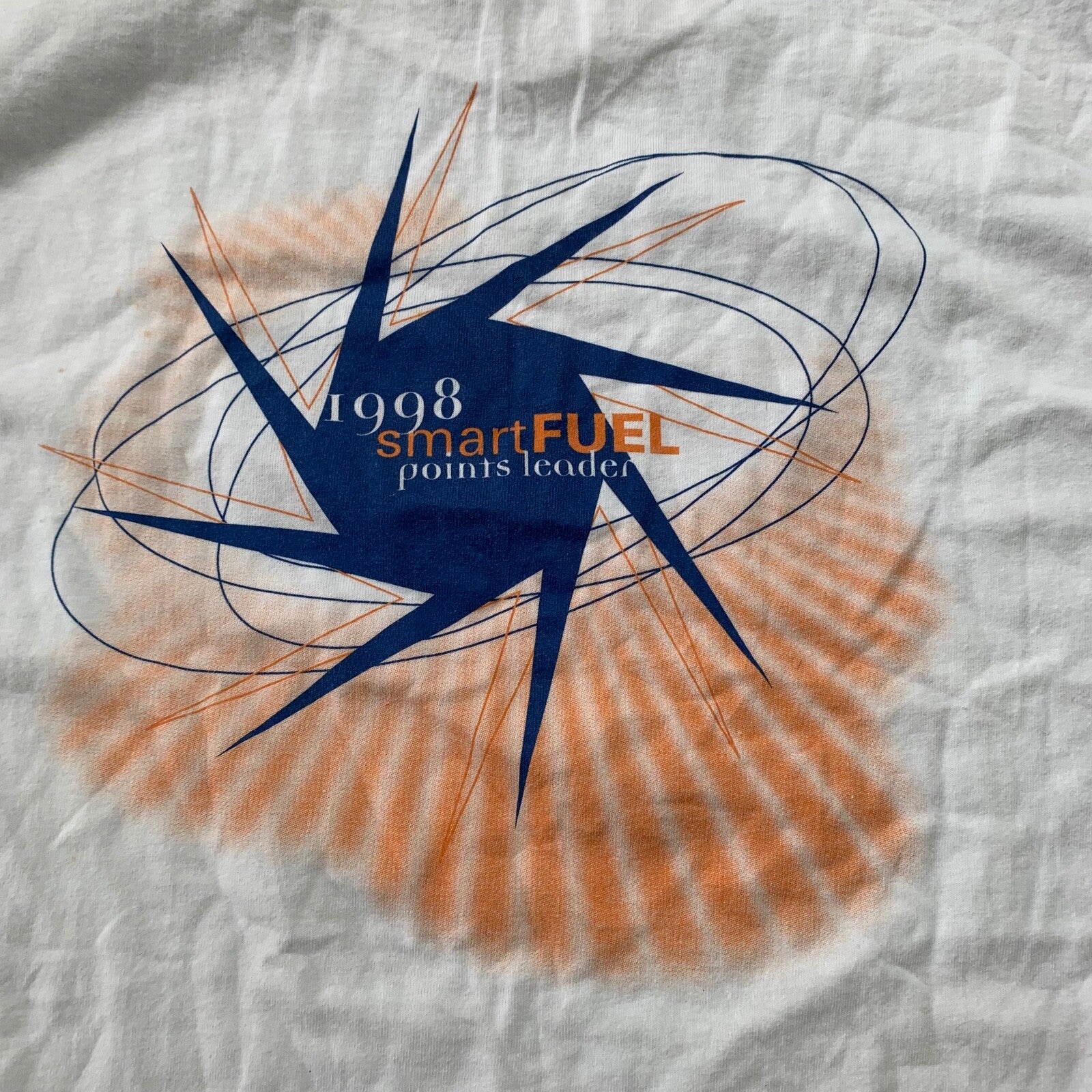 Smart Fuel Vintage T Shirt Science 90s Oneita Blank Simple White Star Elon Musk