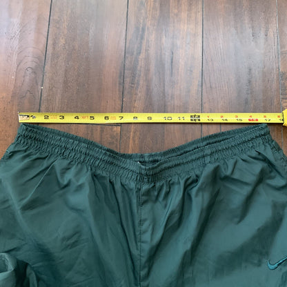 Vintage Nike Warm Up Track Soccer Pants Basic XL Green 90s Essential 80s Jogger
