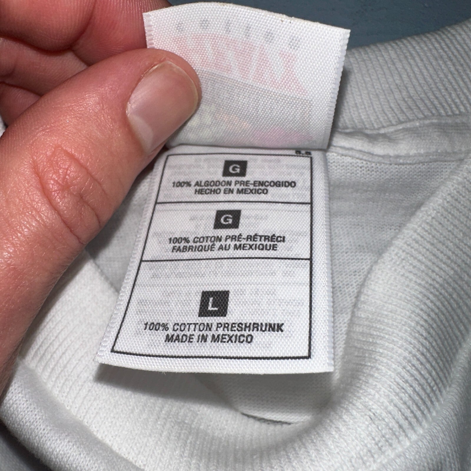 Luxottica Art Eyeglasses 90s VTG T Shirt Glasses White FOTL Fish Graphic Hipster