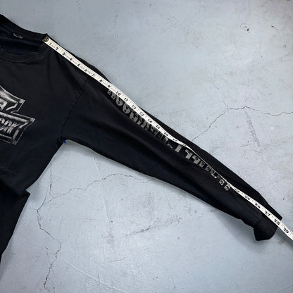 Harley Davidson Y2K Long Sleeve Grunge VTG T Shirt Cleveland Ohio Music 2000s