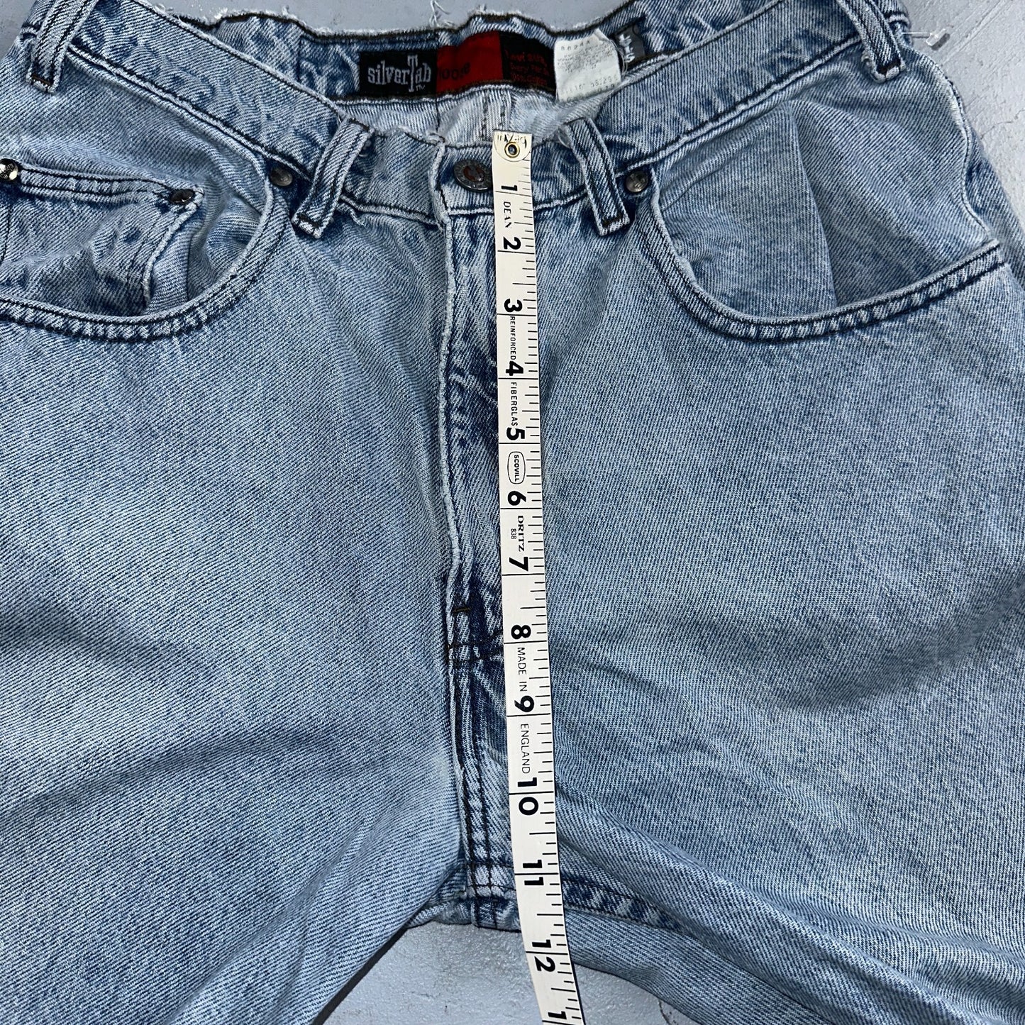 Levis Jeans VTG Mens 32x30 Silver Tab Loose Y2K Light Wash 90s Grunge Act 30x29