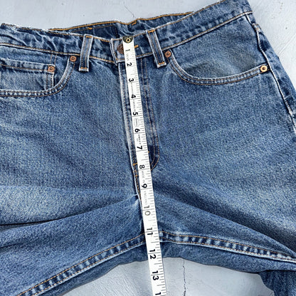 Levis 550 Vintage 90s USA Red Tab Relaxed USA Blue Med Wash Jeans 32x32 Ac 31x30