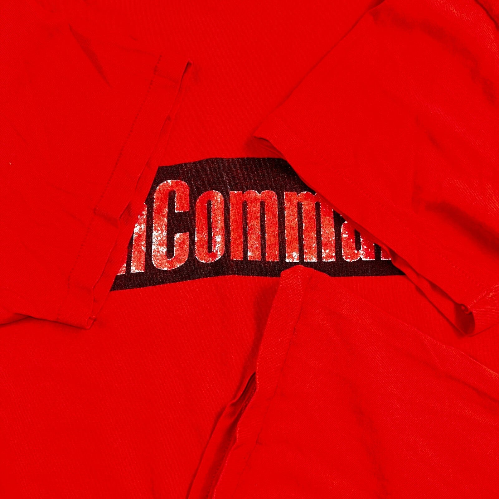 Hanes Pan Command Hot VTG T Shirt Single Stitch Computer Random Graphic Auto L