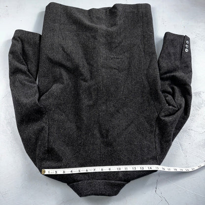 Vintage Valerie Steven’s Gray Black Wool & Cashmere Blend Blazer Women’s Sz 8