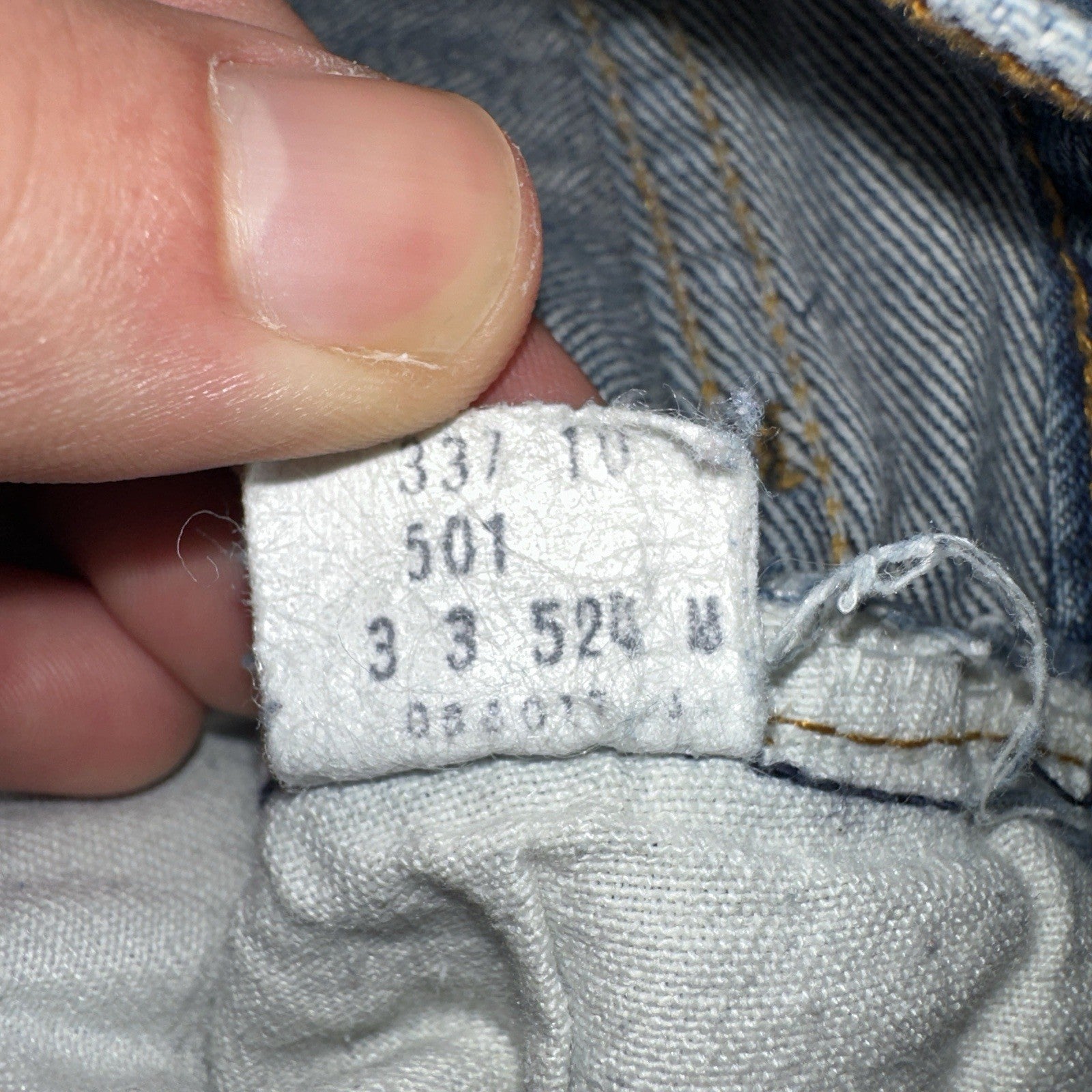 Levis 501 Vintage 80s Redline Selvedge USA XX Jeans Med Wash 40x36 Act 36x32