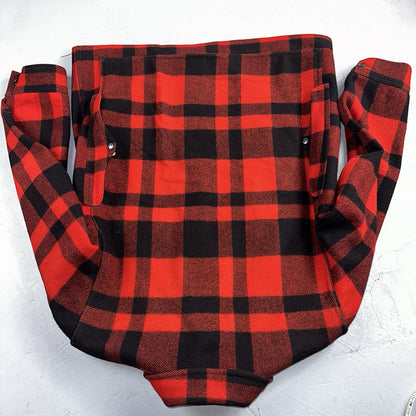 Filson Union 1940s Wool Mackinaw Cruiser Jacket Red Plaid VTG USA 40s 50s Rare