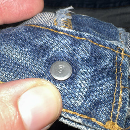 Levis 501 Vintage 80s Redline Selvedge USA XX Jeans Med Wash 42x34 Act 39x31