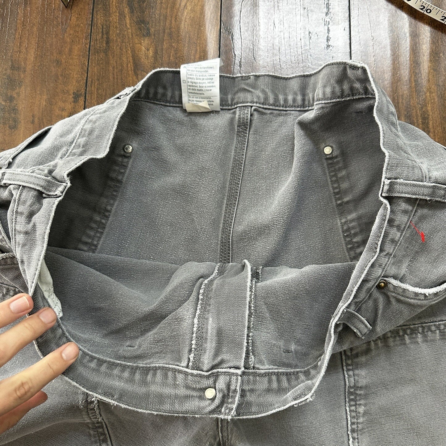 Carhartt B136 GVL Double Knee Carpenter Pants Size 44x34 (Fits 40x30) Dungaree