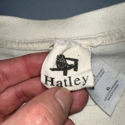 Animals Bear Moose Deer VTG T Shirt Heaven Nature Sing Family Christmas Hatley