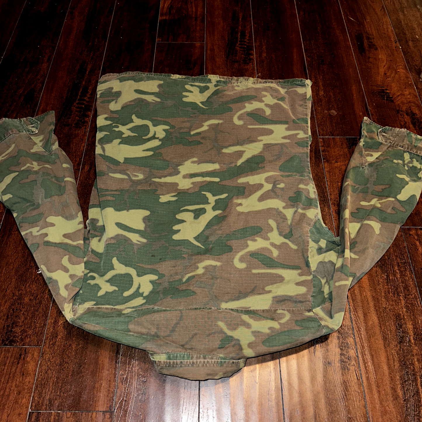 USMC 1968 Military Camouflage Wind Resistant Poplin Coat Camo Jacket Alpha 60s