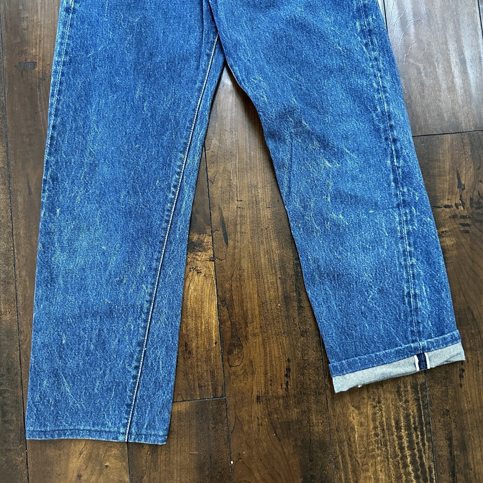 Levis Vintage 80s Redline Selvedge USA 501 XX Jeans 66 70s Dark 28x34 Act 24x25