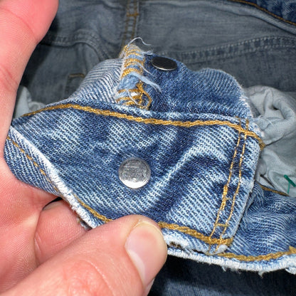 Levis 501 Vintage Y2K XX Straight Leg Jeans Blue Light Wash 33x30 Act 31x29