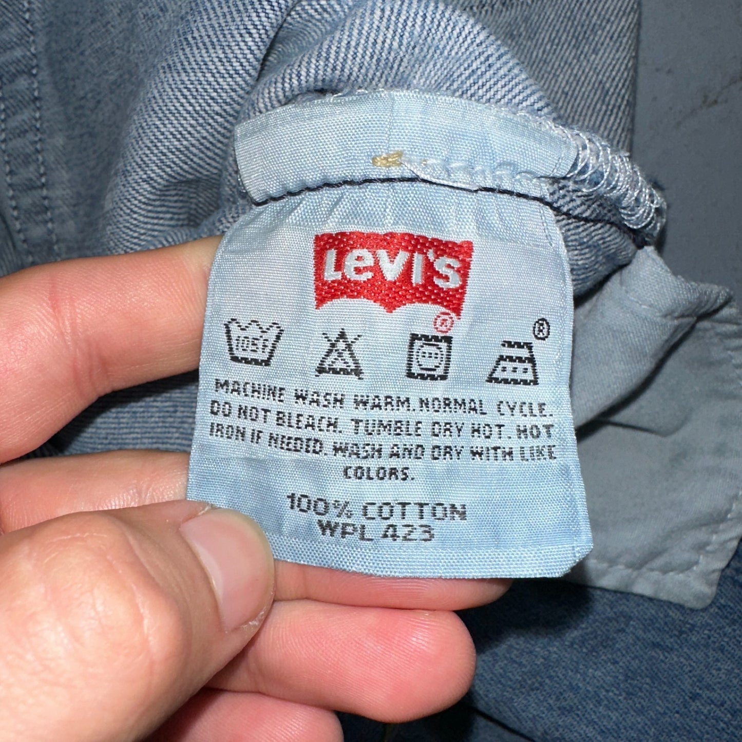 Levis 501 Vintage Y2K 90s XX Straight Leg Jeans Blue Light Wash 40x32 Act 38x31