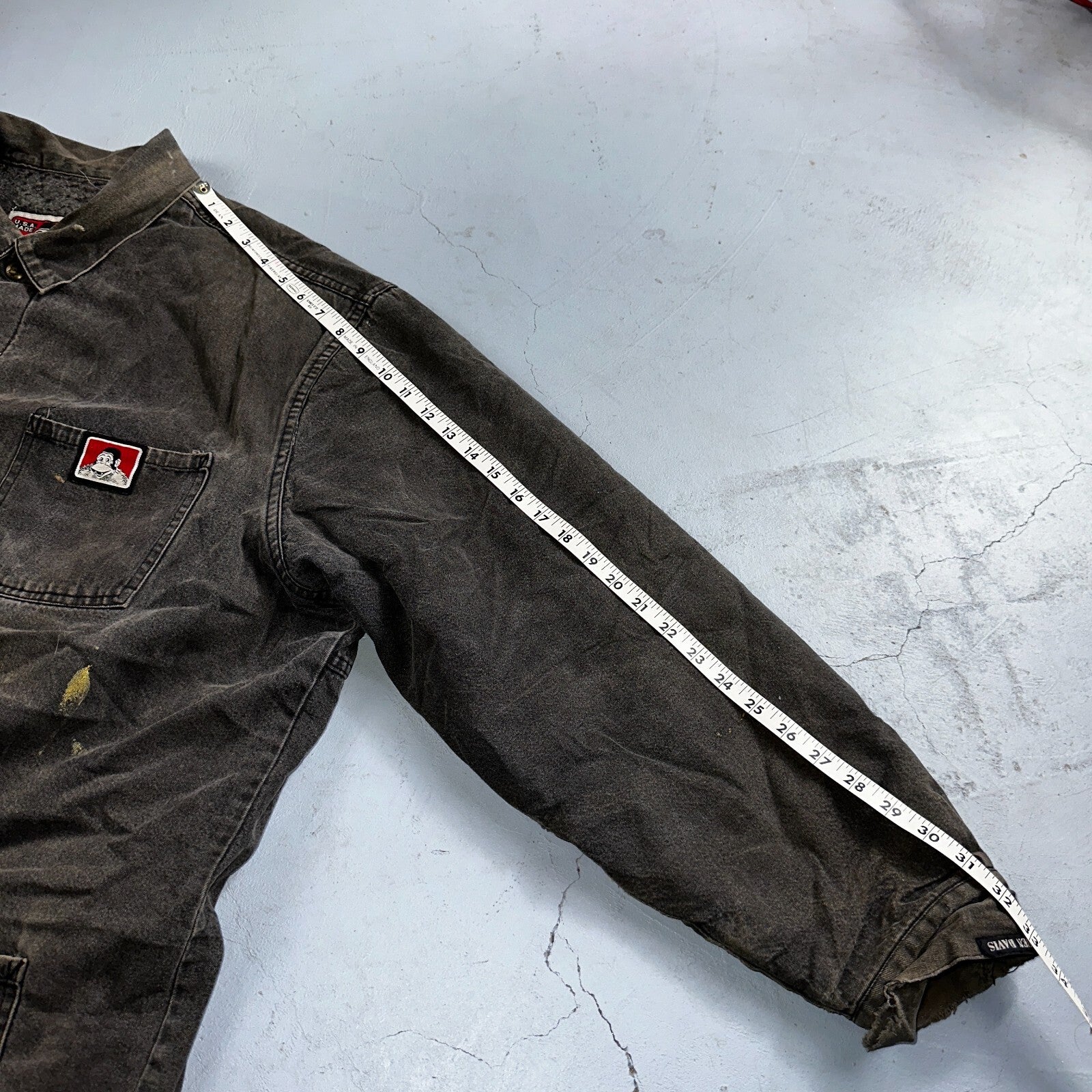 Ben Davis Jacket VTG 90s Canvas Blanket Lined Chore Workwear USA 3XL Detroit