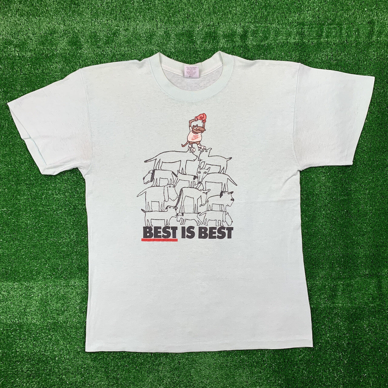 Nike Vintage T Shirt Mens Best Is Best Animals Dog Wolf Jordan Rap Cute Love Box