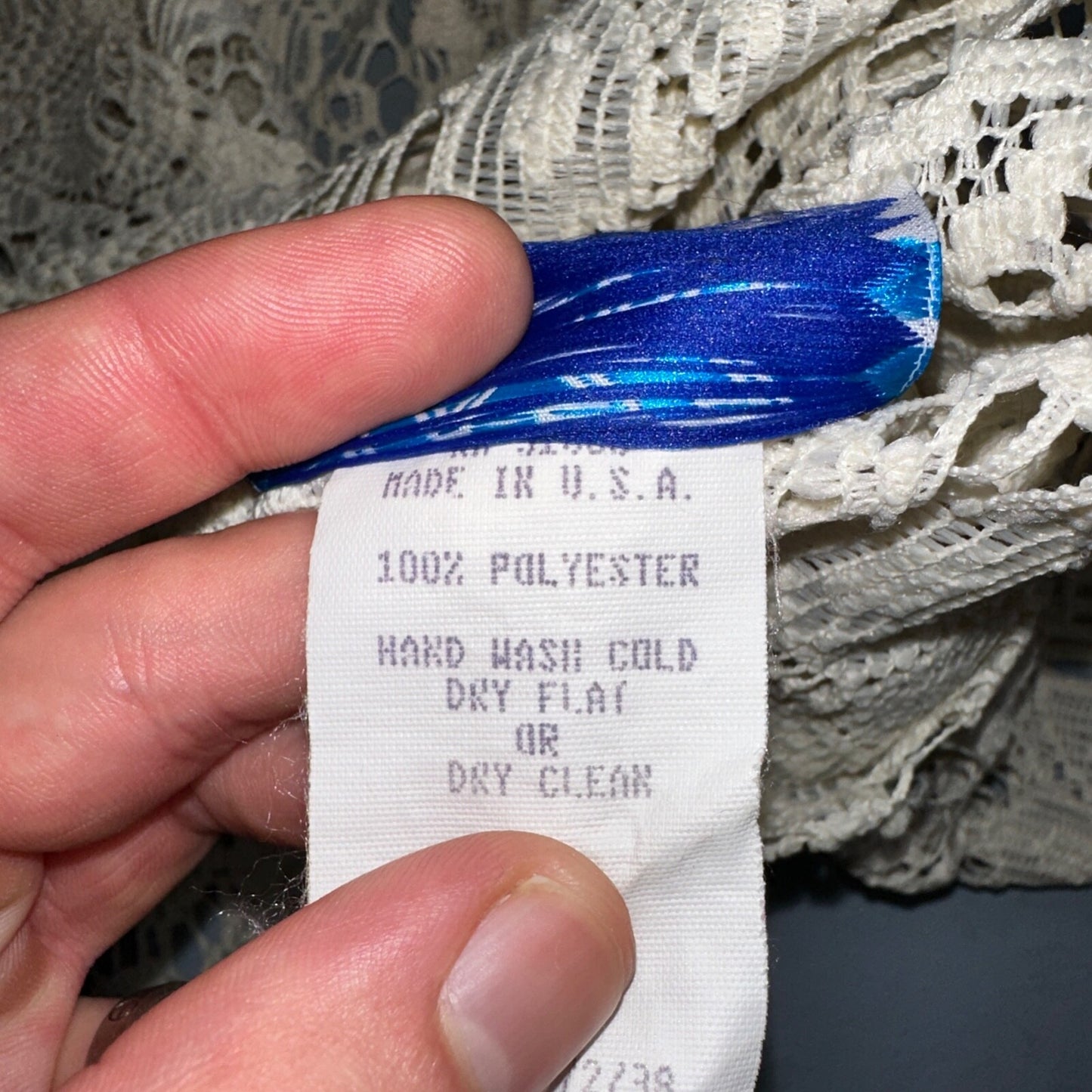 Womens Beige Open Knit Cardigan Sweater Jumper Pullover Size S Lace Crop Top 80s