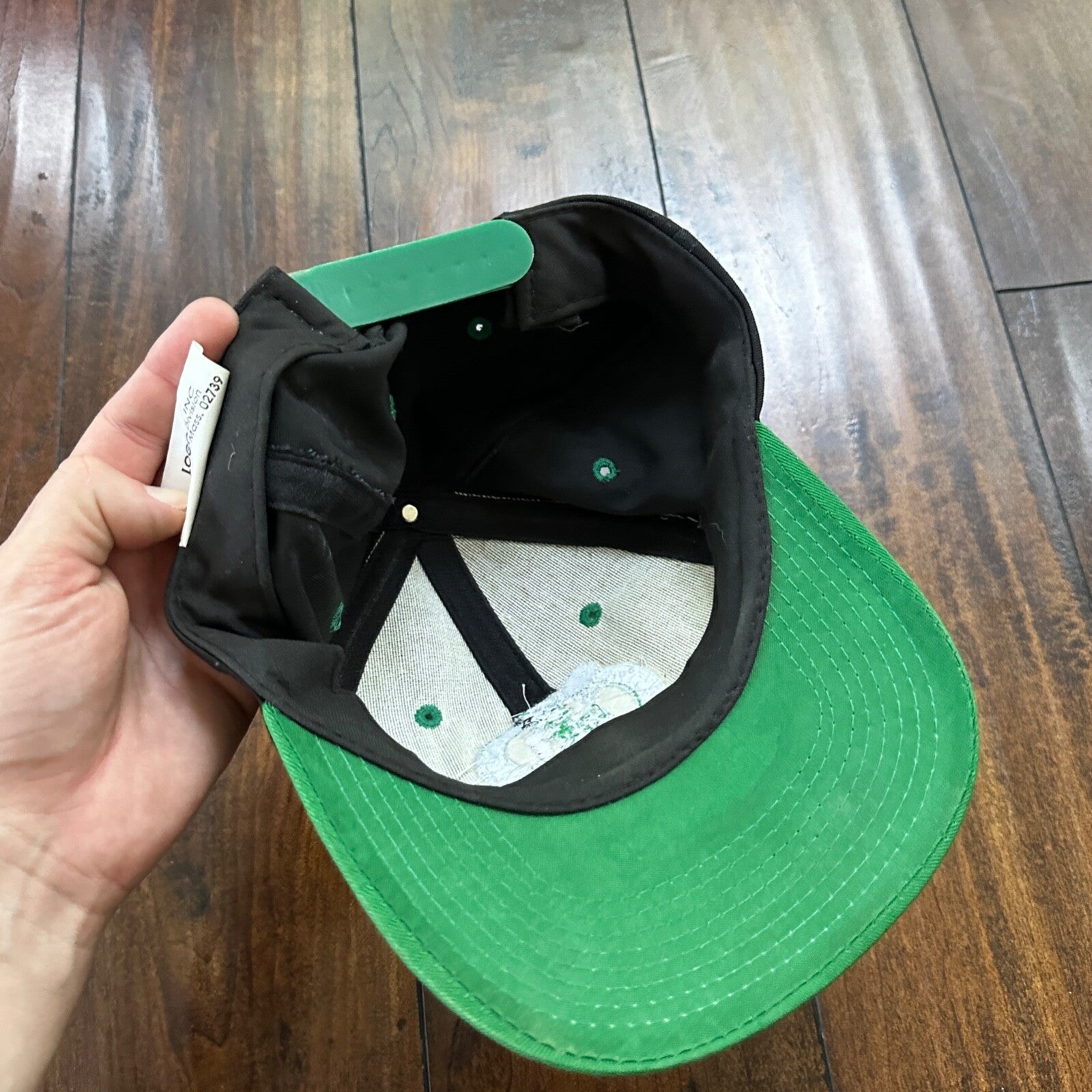 Boston Celtics VTG Hat Cap Snapback NBA Competitor Green Black Basic Team