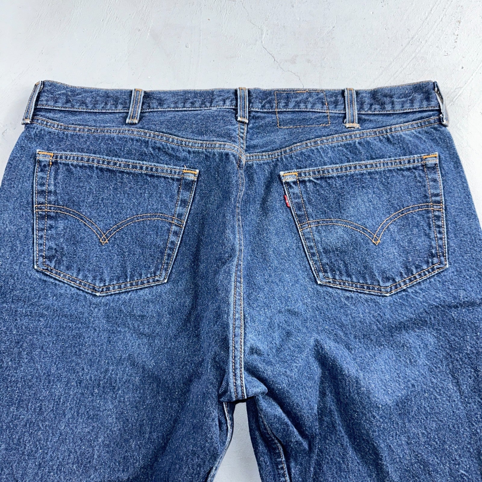 Levis 501 Vintage 90s USA XX Straight Leg Jeans Blue Med Wash 44x32 Act 40x29