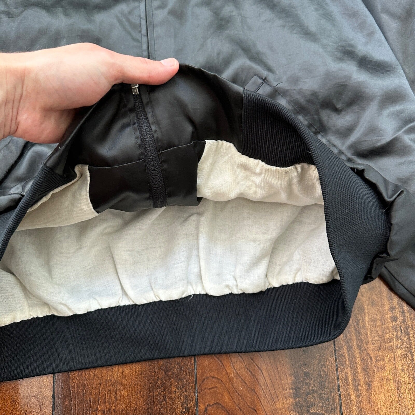 Vintage Pla-Jac By Dunbrooke Jacket 2XL Made in USA Black Snap HiTech