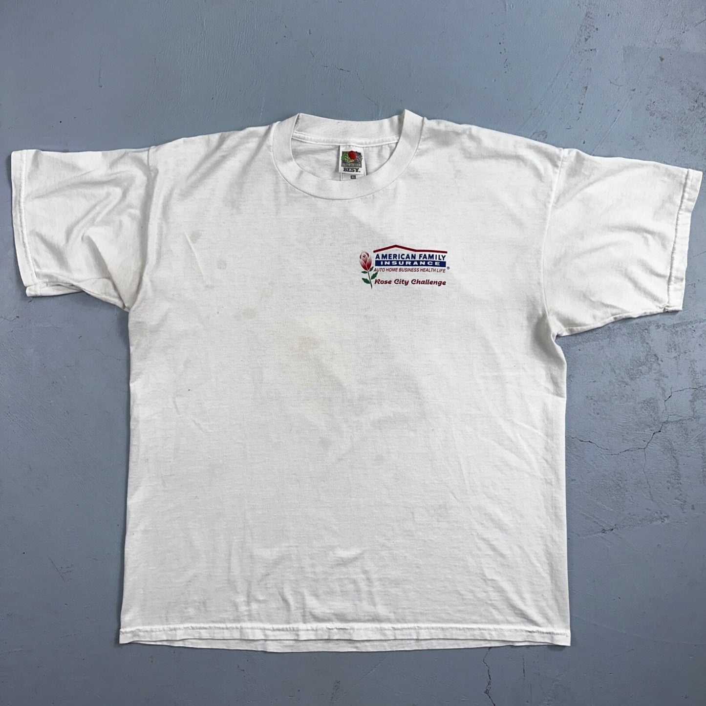 Portland Rose City 2000 Challenge VTG T Shirt Gymnastics Oregon Insurance Family